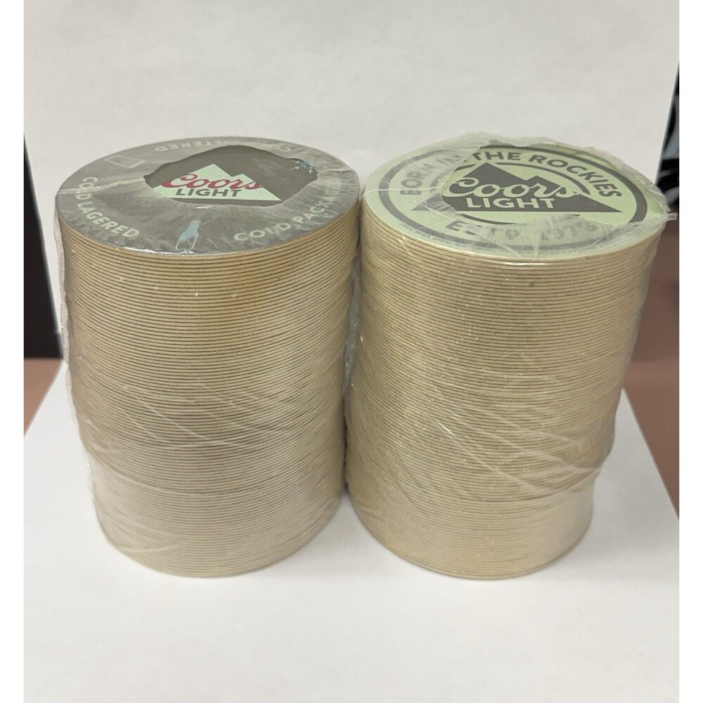 Coors Round Coasters 2015 100pc Sleeve Lot of 2